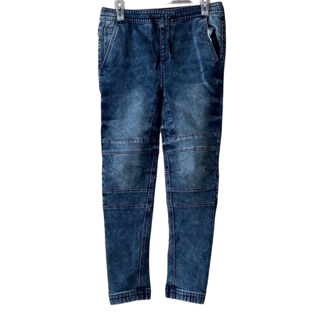 Zoo York Dark Wash Denim Joggers Boys Size 15/16